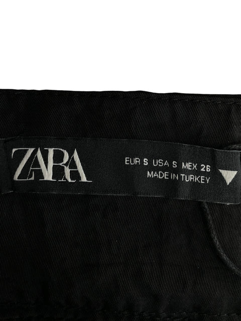 Falda Zara Mini Globo Negro - Talla S