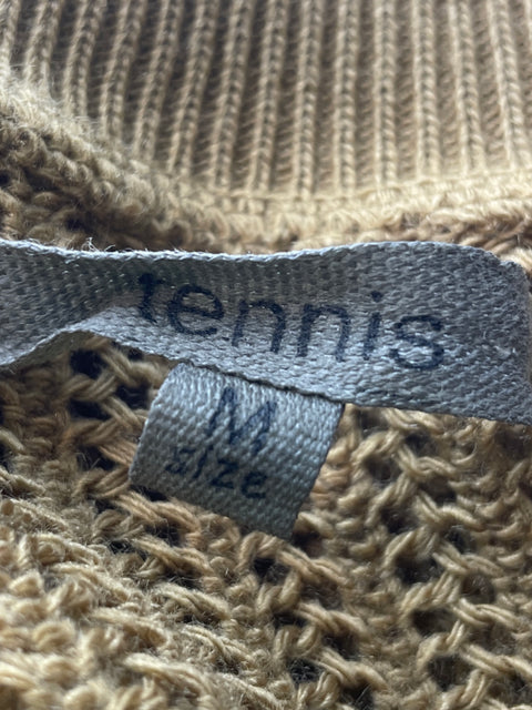 Blusa Tennis Tejido Manga corta Marrón - Talla M