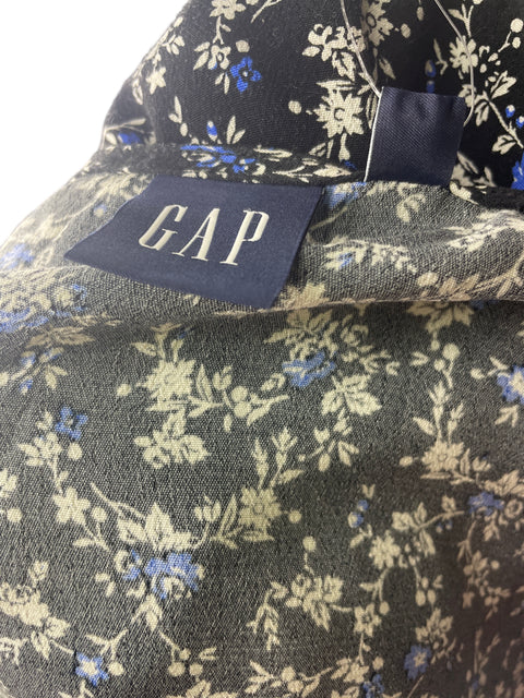 Vestido Gap Cruzado Midi Azul - Talla XL