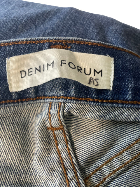 Pantalón Denim Forum Recto Wide leg Azul - Talla 32