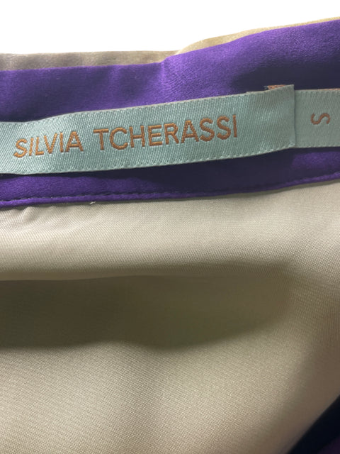 Blusa Silvia Tcherassi Estampado Manga larga Beige - Talla S