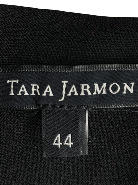 Vestido Tara Jarmon Midi Aplique Negro - Talla S