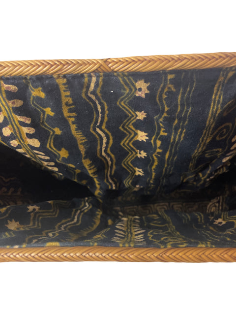 Cartera Tesoro Tps Assa Rafia Marrón - Talla U
