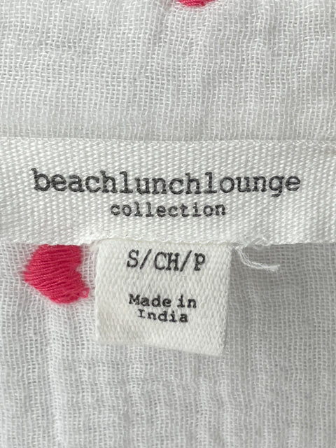 Blusa Beachlunchlounge de Algodón Manga larga Blanco - Talla S