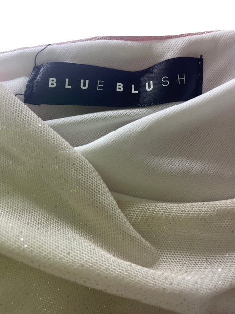 Vestido Bluebrush Oneshoulder Brillo Rosado - Talla S