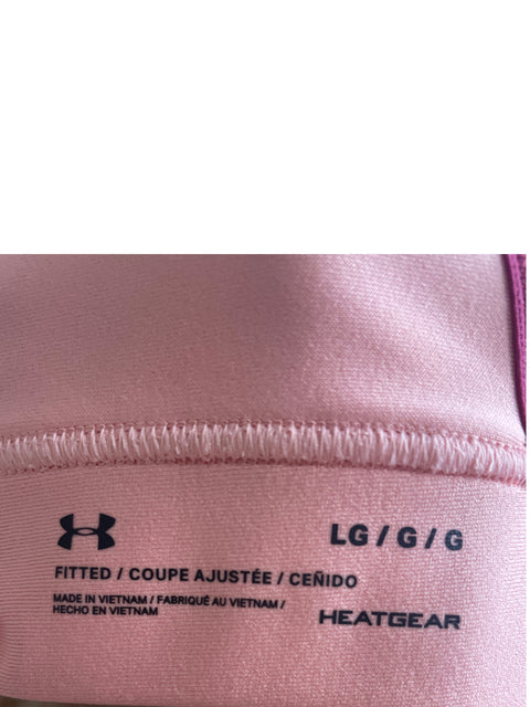 Top Under Armour Liso Crop Rosado - Talla L