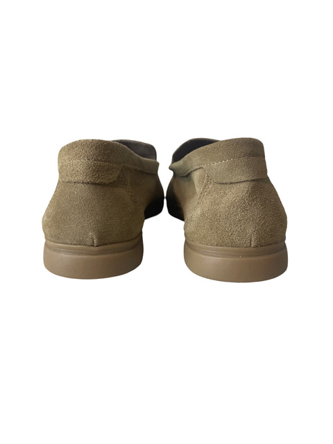 Zapato Zara Mocacines Terciopelo Beige - Talla 38