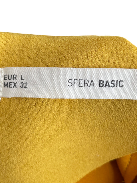 Vestido Sfera Basic Midi Amarillo - Talla L