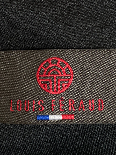 Vestido Louis Féraud Recto Estampado Negro - Talla 38