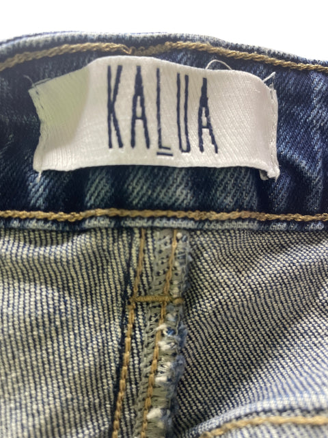 Pantalón Kalua Straight Petite Azul - Talla 14