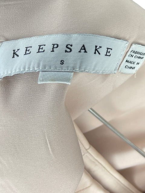 Conjunto Keepsake The Label Crop Top Y Falda Lápiz Estampado Rosado - Talla S
