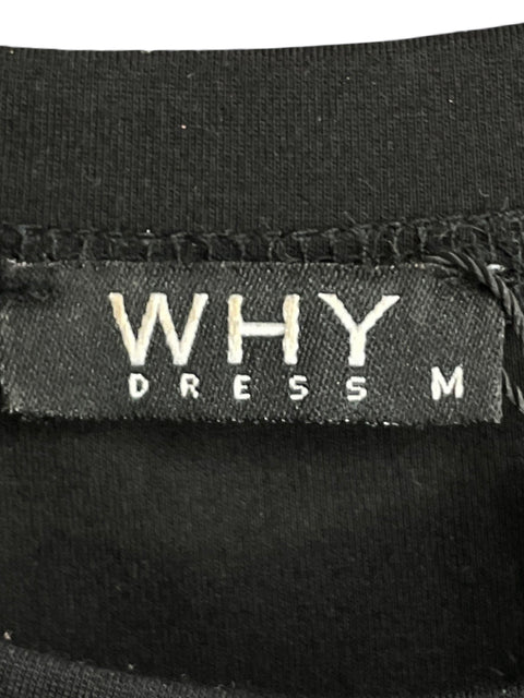 Vestido Why Dress Asimétrico High-low Negro - Talla M