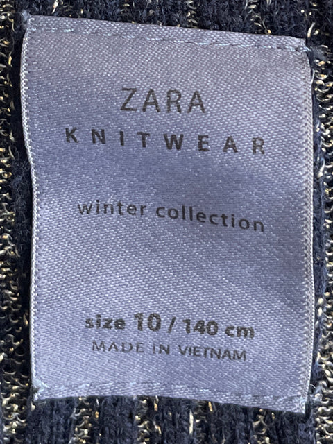 Blusa Zara Manga larga Brillo Azul - Talla 10