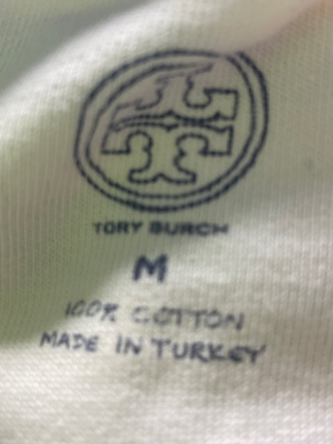 Camiseta Tory Burch de Algodón Rayas Cuello redondo Azul - Talla M