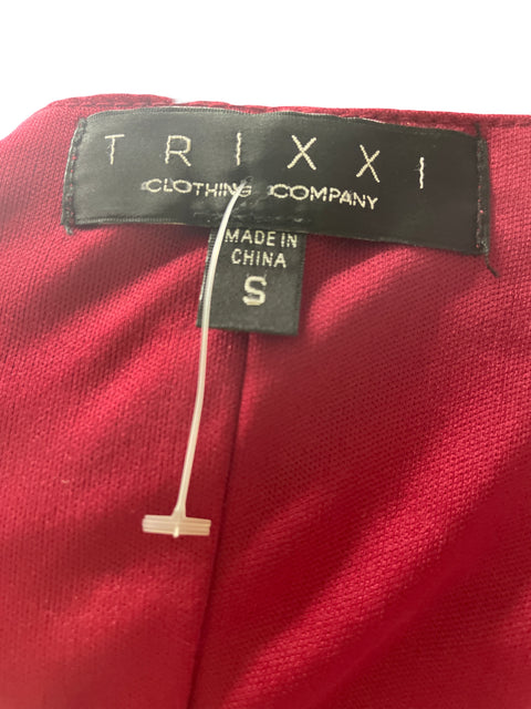 Vestido Trixxi Mini Cuello v Rojo - Talla S