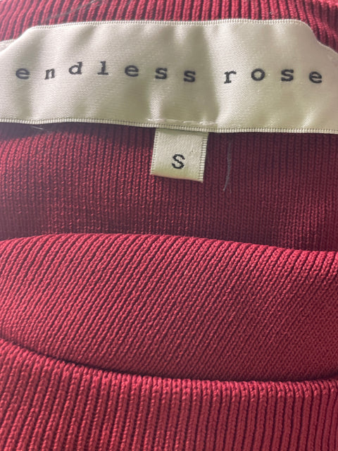 Vestido Endless Rose Sin mangas Maxi Rojo - Talla S