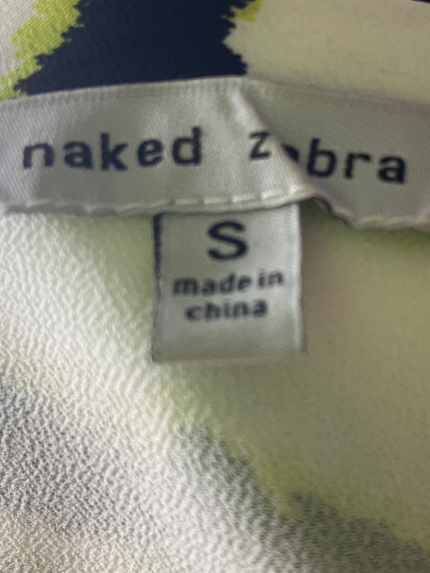 Vestido Naked Zebra Tiras Midi Blanco - Talla S