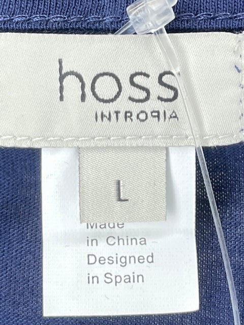 Blusa Hoss Intropia de Algodón Lentejuelas Azul - Talla L