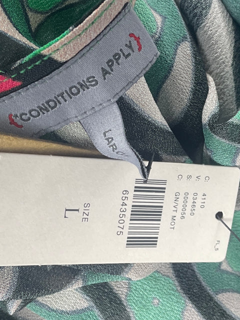 Blusa Conditions Apply Verde - Talla L