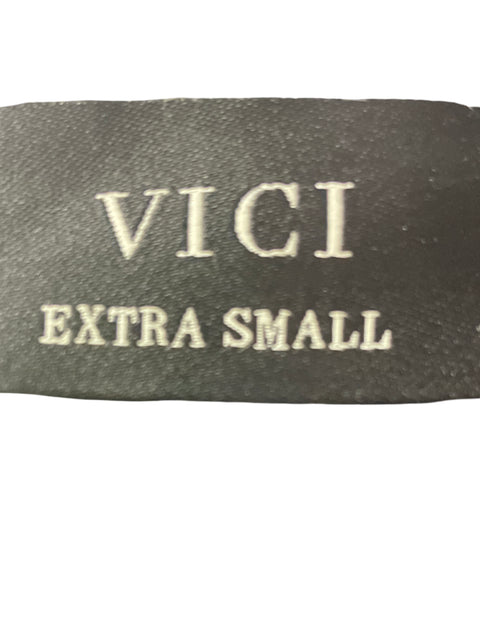 Chaqueta Vici Botones Cuello v Negro - Talla XS