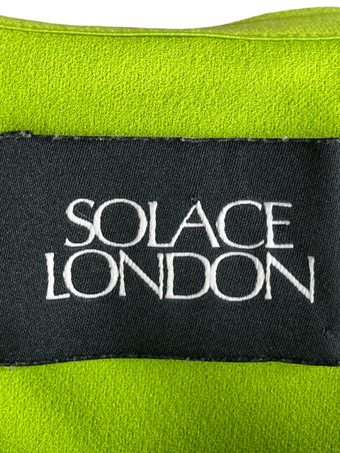 Vestido Solace London Strapless Maxi Verde - Talla M