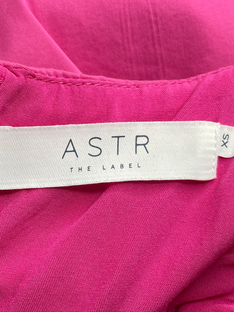 Vestido Astr de Algodón Midi Rosado - Talla XS