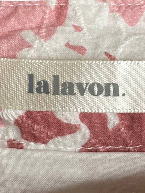Conjunto Lalavon Troquelado Floral Rosado - Talla M