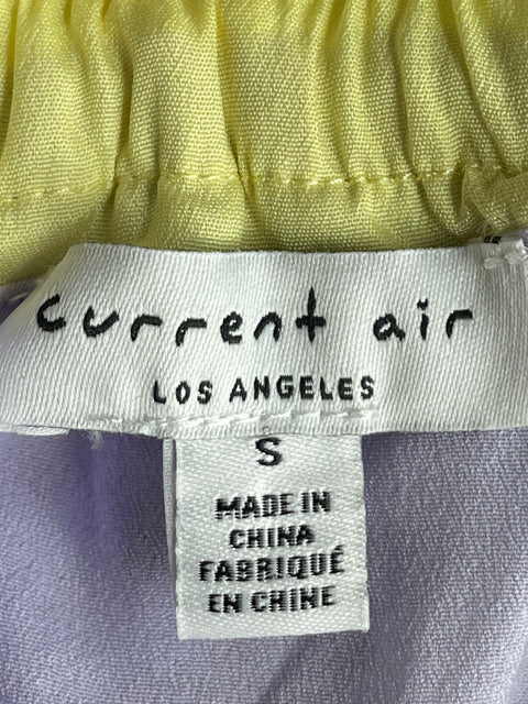 Falda Current Air Troquelado Floral Morado - Talla S
