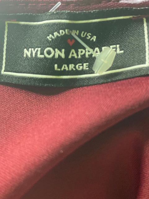 Blusa Nylon Apparel Tiras Ruchas Morado - Talla L