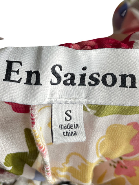 Vestido En Saison Estampado Floral Rosado - Talla S