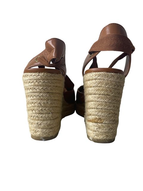 Zapato Zara Romana Plataforma Marrón - Talla 39