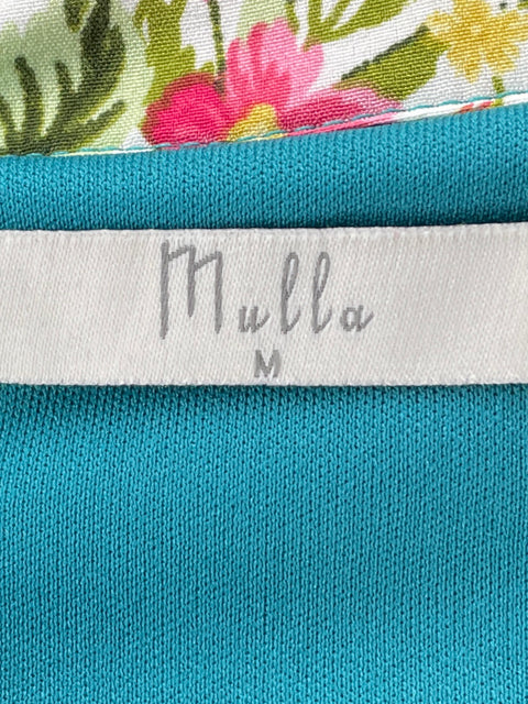 Vestido Mulla Manga larga Estampado Azul - Talla M