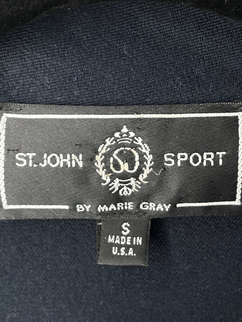 Chaqueta St. John Sport By Marie Gray Denim Azul - Talla S