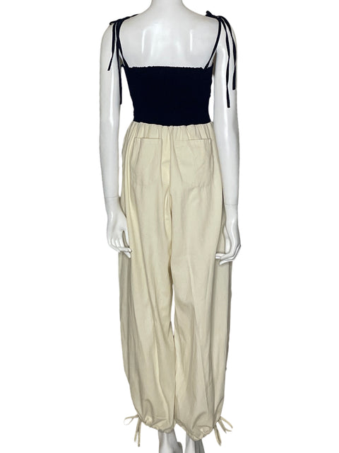 Mono Sixxta Strap Off White y Negro - Talla S