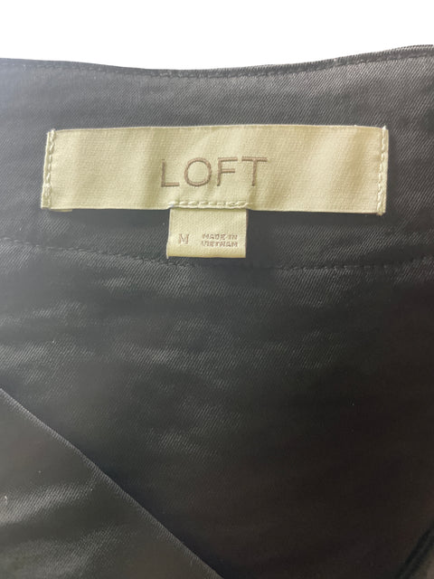Blusa Loft Texturizado Sin mangas Negro - Talla M