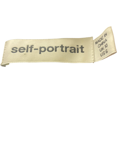 Romper Self-portrait Lunares Manga larga Azul - Talla 6