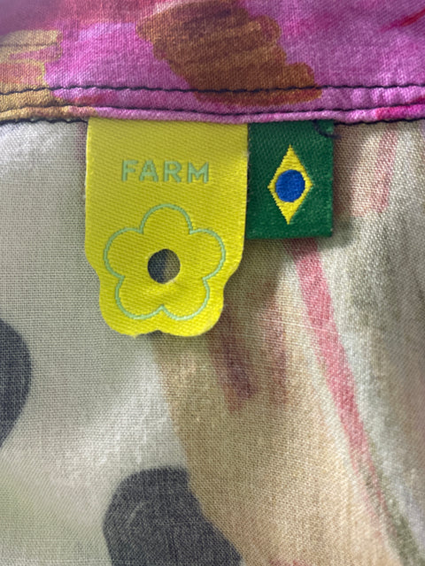 Romper Farm de Viscosa Manga corta Estampado Rosado - Talla M