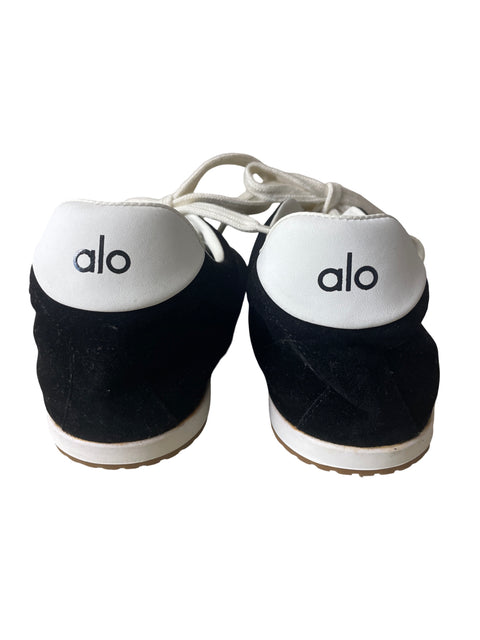 Zapatilla Alo Gamuza Cordones Negro - Talla 41