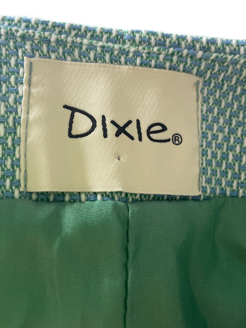 Conjunto Dixie de Algodón Falda/blazer Manga larga Verde - Talla S