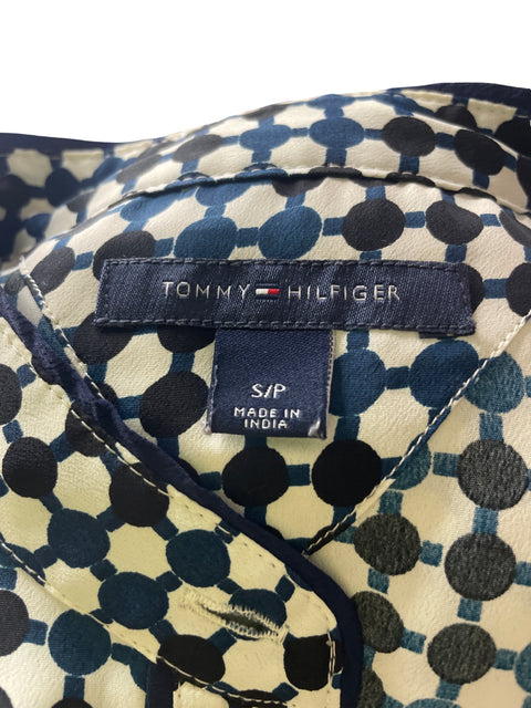 Blusa Tommy Hilfiger Estampado Sin mangas Azul - Talla S