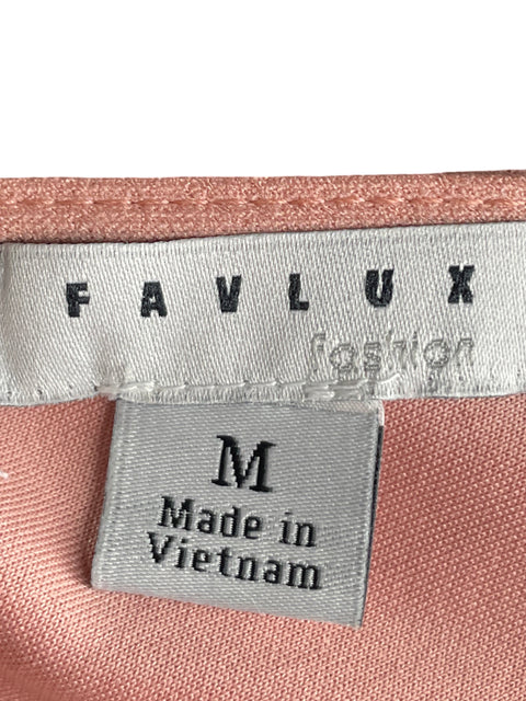 Vestido Favlux Fashion Midi Vuelos Rosado - Talla M