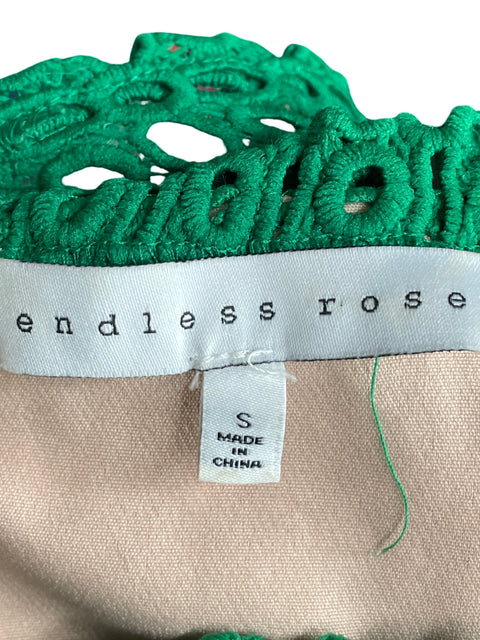 Vestido Endless Rose Midi Off-shoulder Verde - Talla S