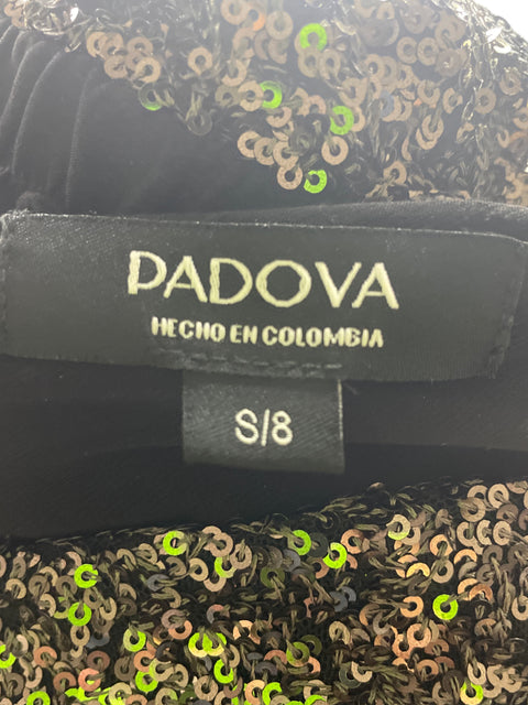 Blusa Padova Oneshoulder Brillo Negro - Talla S