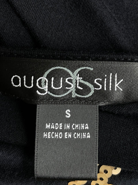 Blusa August Silk Lentejuelas Negro - Talla S