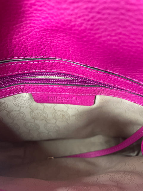 Cartera Michael Kors De hombro Zipper Rosado - Talla U