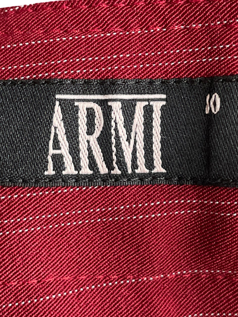 Pantalón Armi Rayas Palazzo Rojo - Talla 10