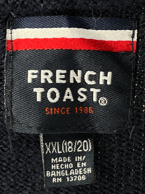 Chaqueta French Toast Cuello v Azul - Talla XXL