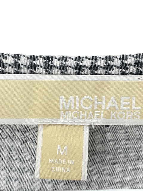 Blusa Michael Kors de Viscosa Manga larga Estampado Negro - Talla M