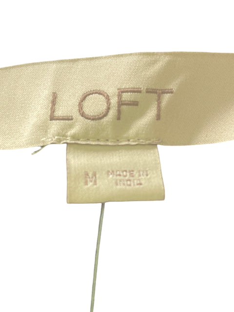 Camisa Loft de Lino Manga larga Botones Negro - Talla M