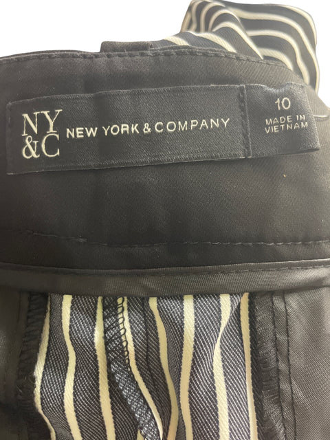 Pantalón Ny&c Recto Liso Negro - Talla 10